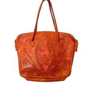 LEADERS‎ IN LEATHER Tote Leather Shoulder Bag